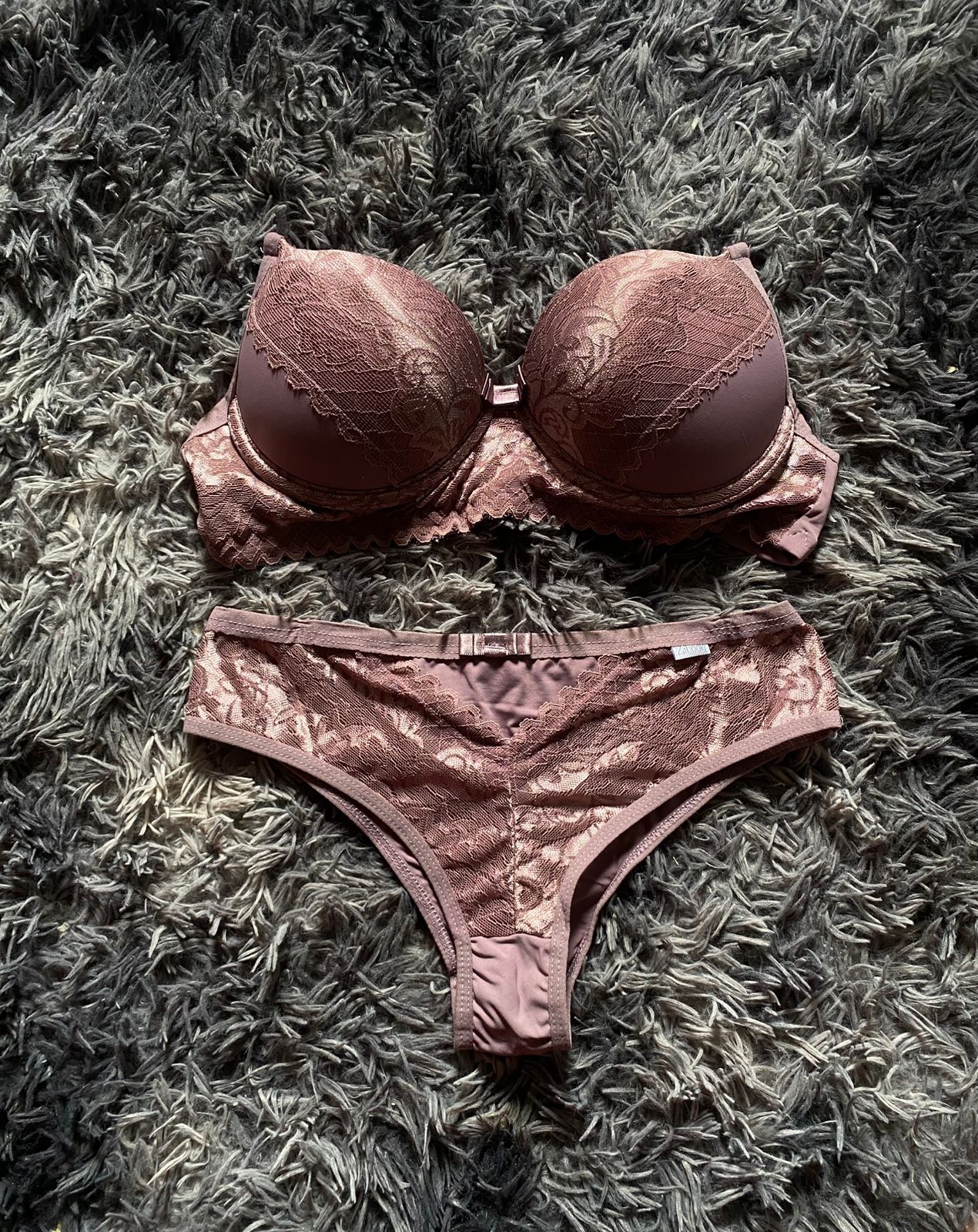 Conjunto lingerie Renda Frontal, tamanho G