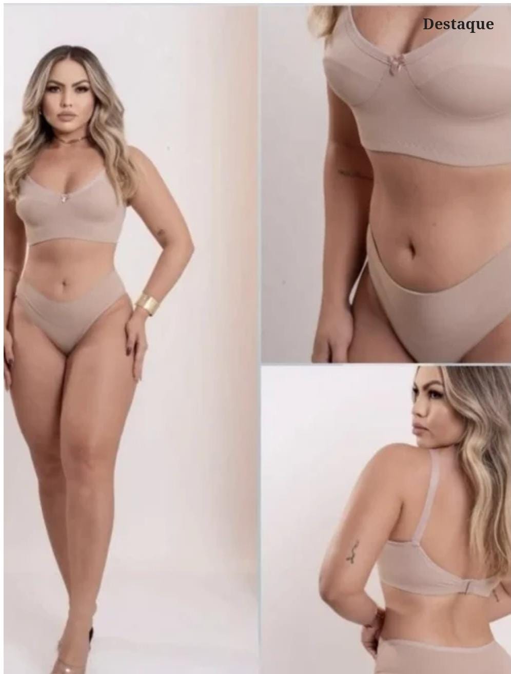 Conjunto Sem Bojo, tamanho M e G